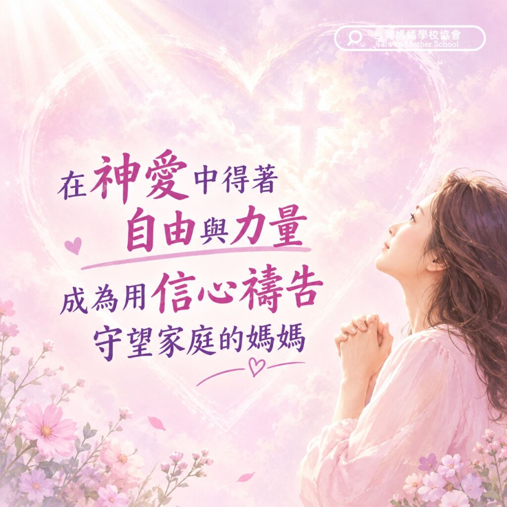 在神愛中得著自由與力量,成為用信心禱告守望家庭的媽媽