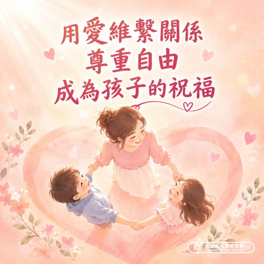 用愛維繫關係 尊重自由 成為孩子的祝福