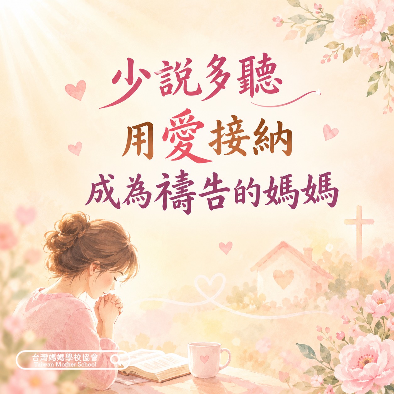 少說多聽，用愛接納，成為禱告的媽媽